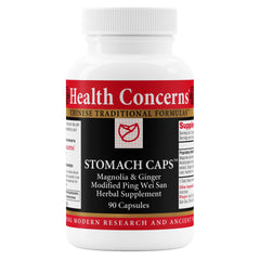 Health Concerns Stomach Caps bottle front view for digestive support.