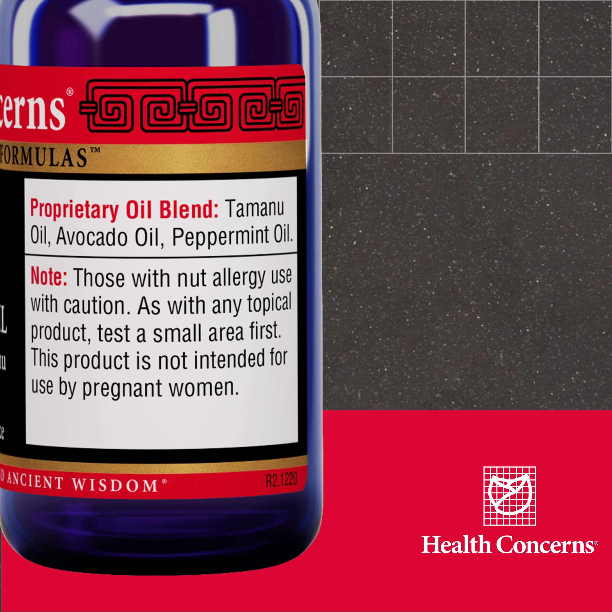 Health Concerns Tamu Oil being applied on hands for easy absorption on irritated skin.