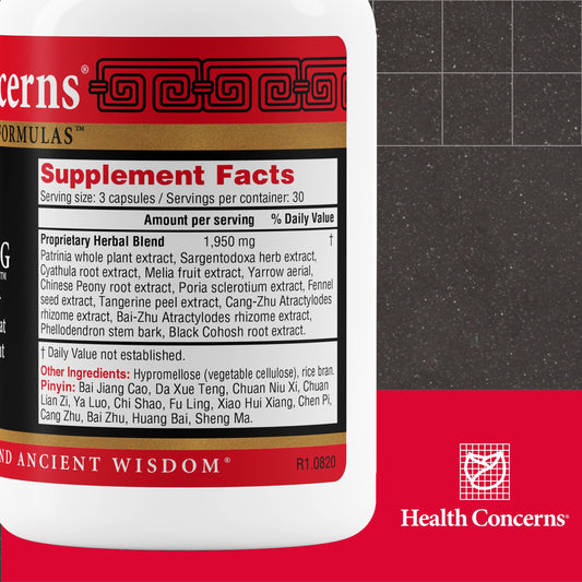 Health Concerns Unlocking Formula capsules for daily herbal support