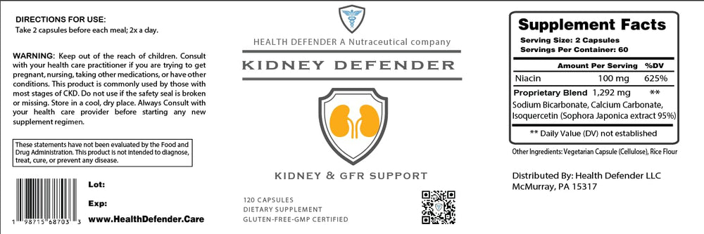 Health Defender Kidney Defender daily use scene suggests simple routine for ongoing kidney support.