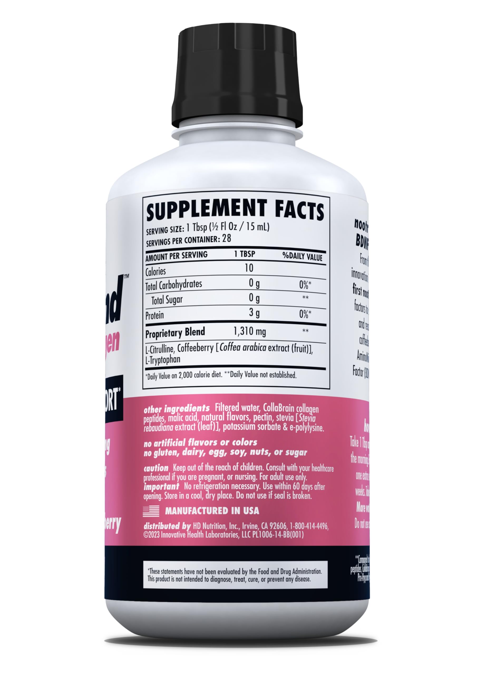 Health Direct AminoMind L-Citrulline for cerebral blood flow support.