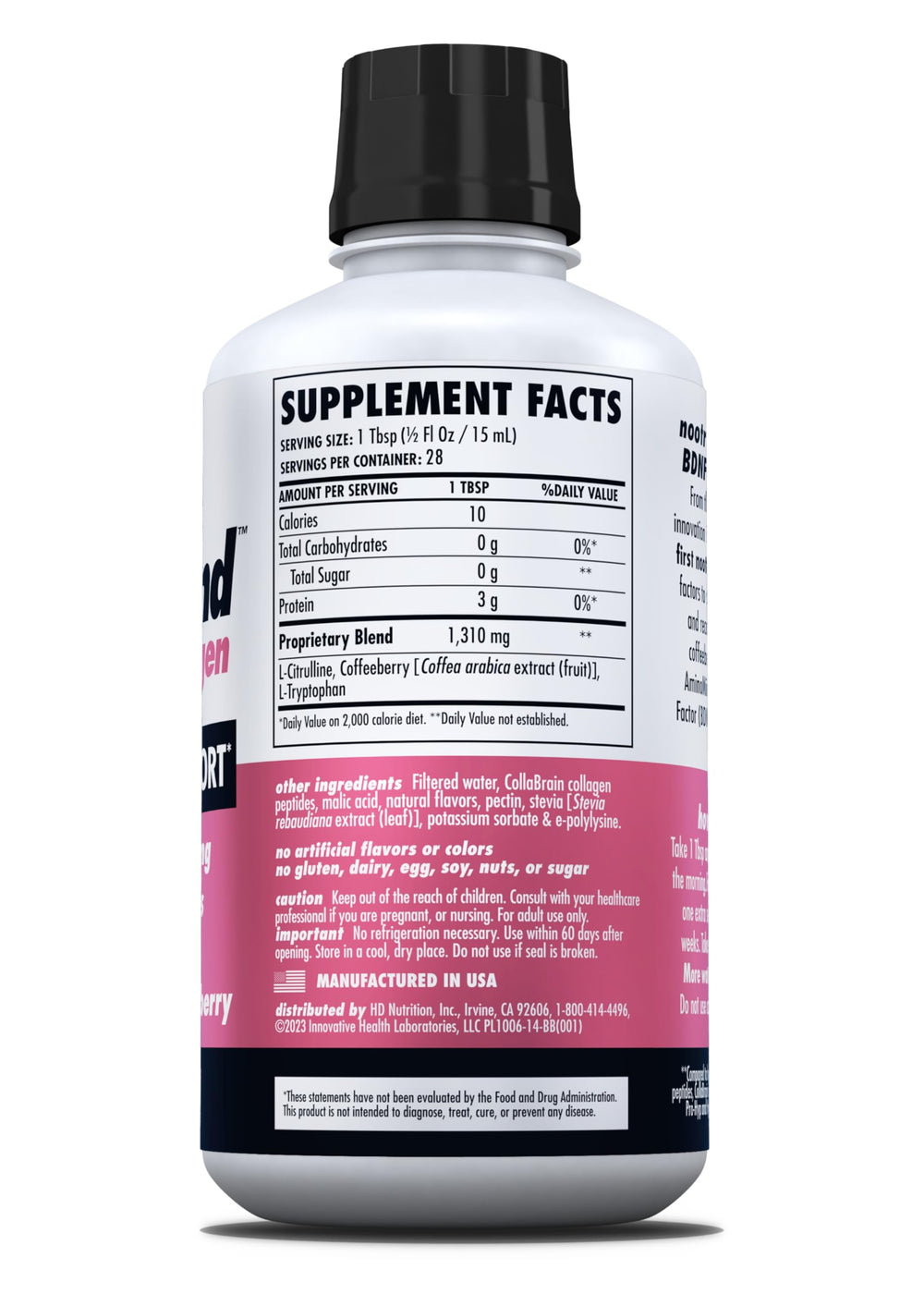 Health Direct AminoMind L-Citrulline for cerebral blood flow support.