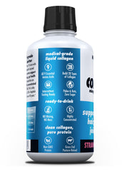 Health Direct AminoSculpt benefits collage suggests hair, skin, nails improvements