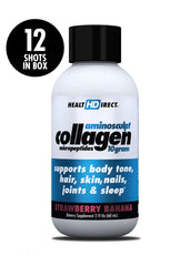 Lifestyle imagery shows quick, ready-to-drink routine during morning or night.