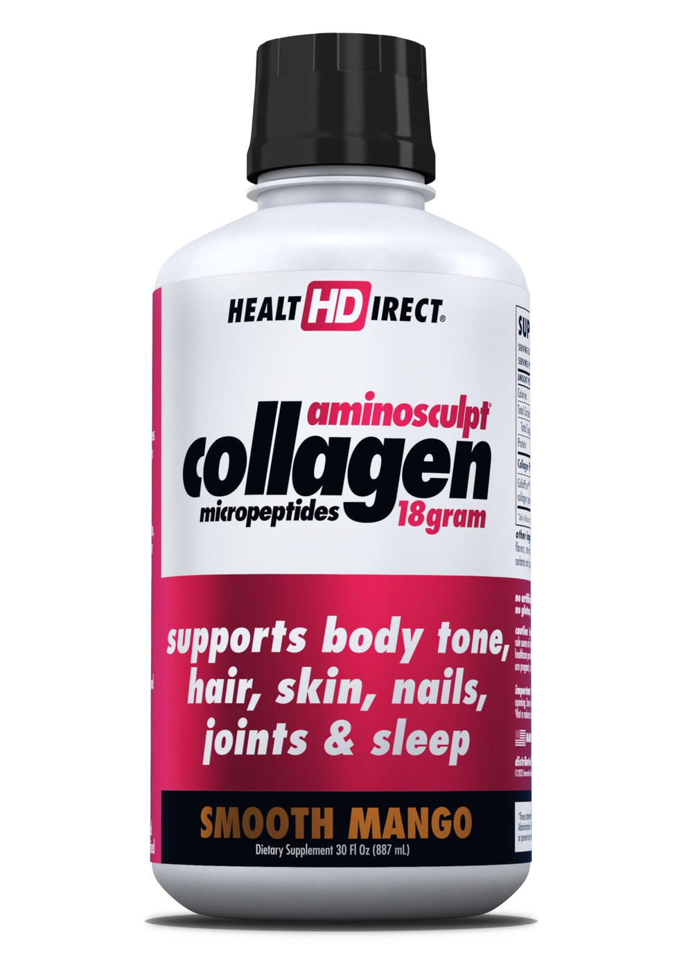 Health Direct AminoSculpt liquid collagen bottle ready to drink for daily use