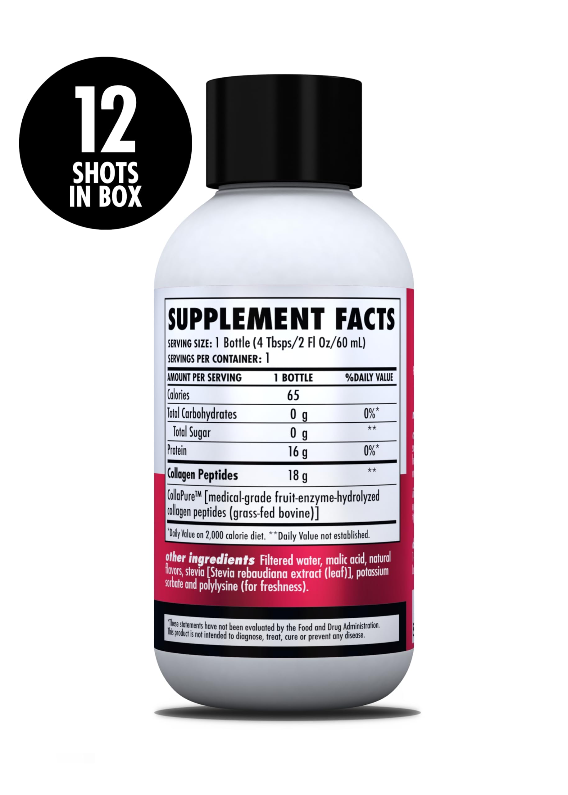 Health Direct AminoSculpt Tart Cherry label closeup highlighting sugar-free formula
