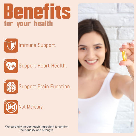 Health Dose Omega 3 lemon softgels pour shows convenient daily intake