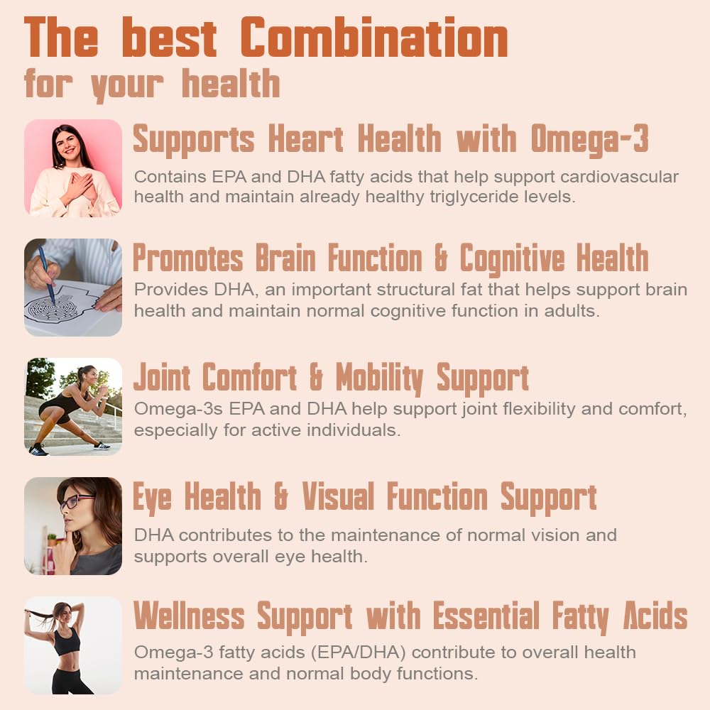 Health Dose Omega 3 softgels in hand for easy daily use