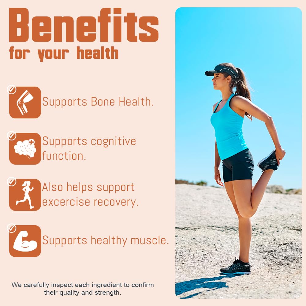 Health Dose Triple Magnesium label closeup highlights four absorbable forms for better uptake