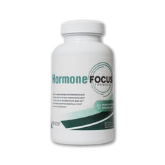 Health Focused Hormone Focus bottle pour for easy daily estrogen balance.