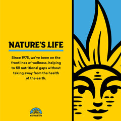 Health From The Sun Nature's Life packaging box highlighting sourcing