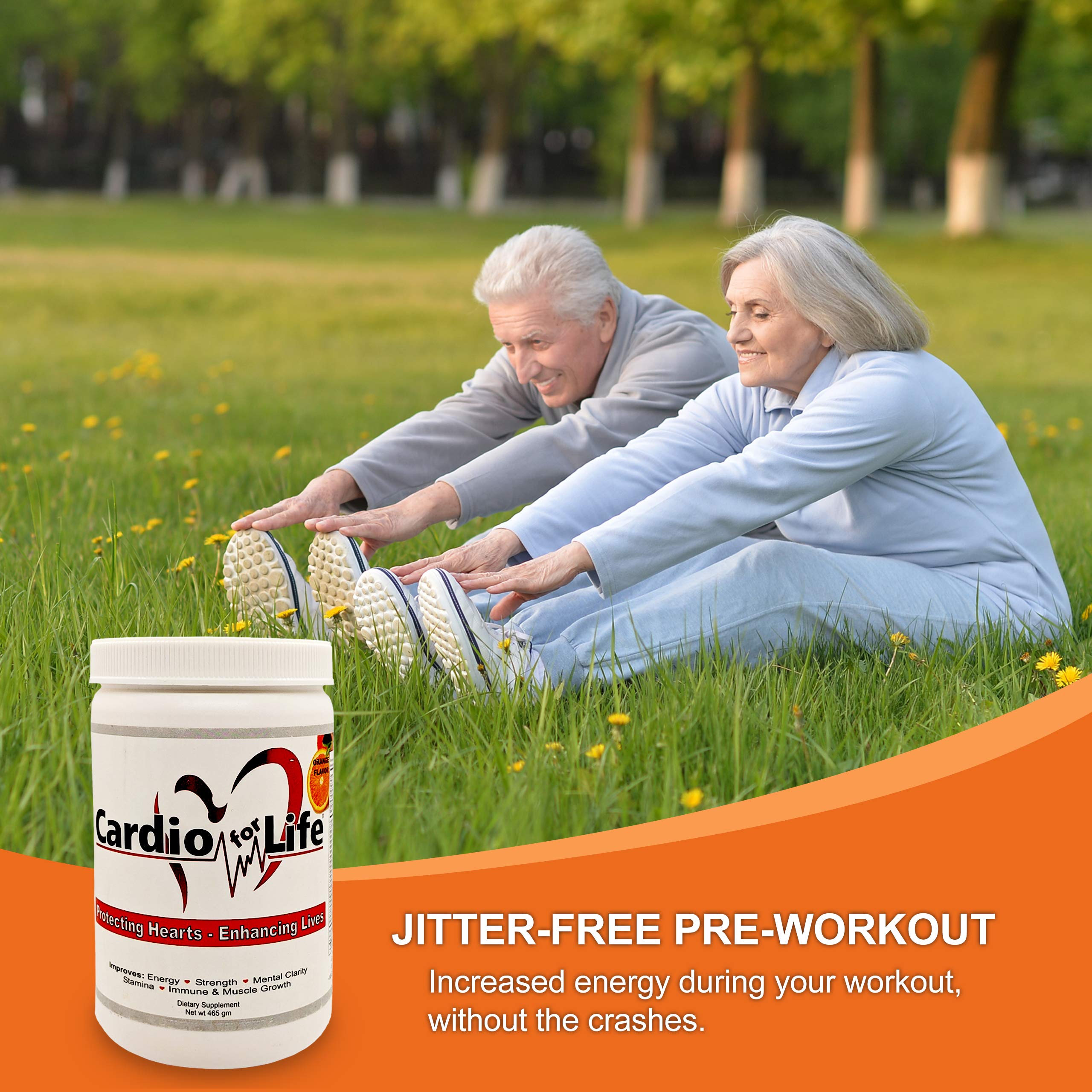 Cardio for Life dissolving in water for a smooth, post-workout refreshment
