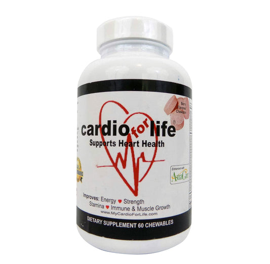 Health Guardian CardioForLife berry chewable tablets for daily wellness support