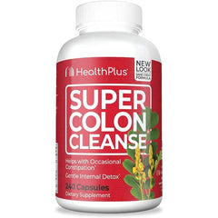 Health Plus Super Colon Cleanse in use with water for easy hydration