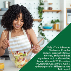 Health Thru Nutrition Advanced Cholesterol Complex daily-use scene suggesting routine wellness support
