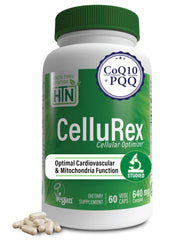 Health Thru Nutrition Cellurex bottle front for energy support.