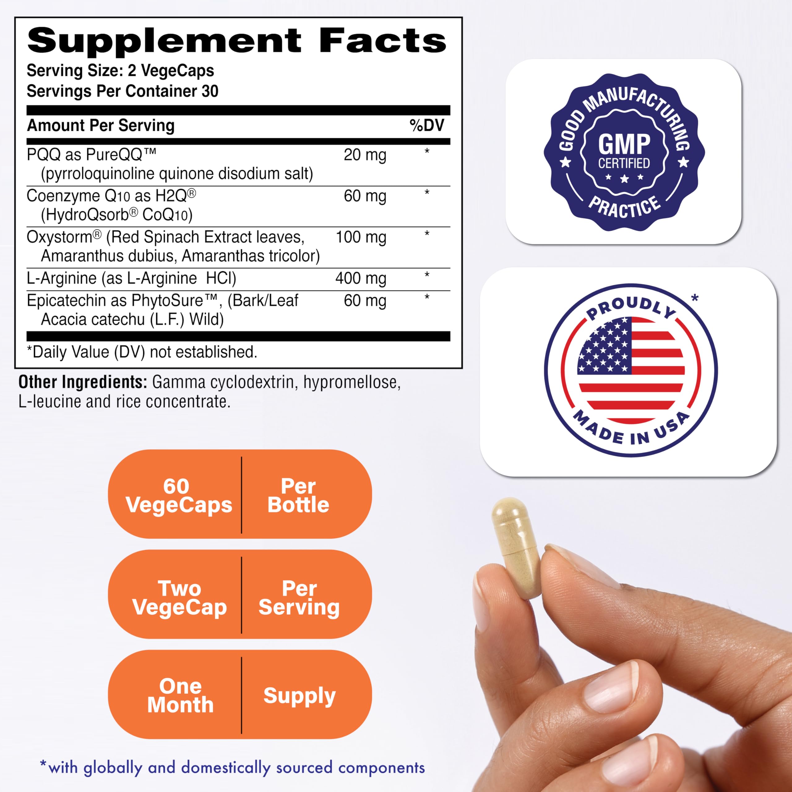 Cellurex capsules arranged for easy daily energy and stamina.