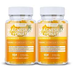 Health4All Magnesium Glycinate Gummies bottle for daily calm and relaxation.