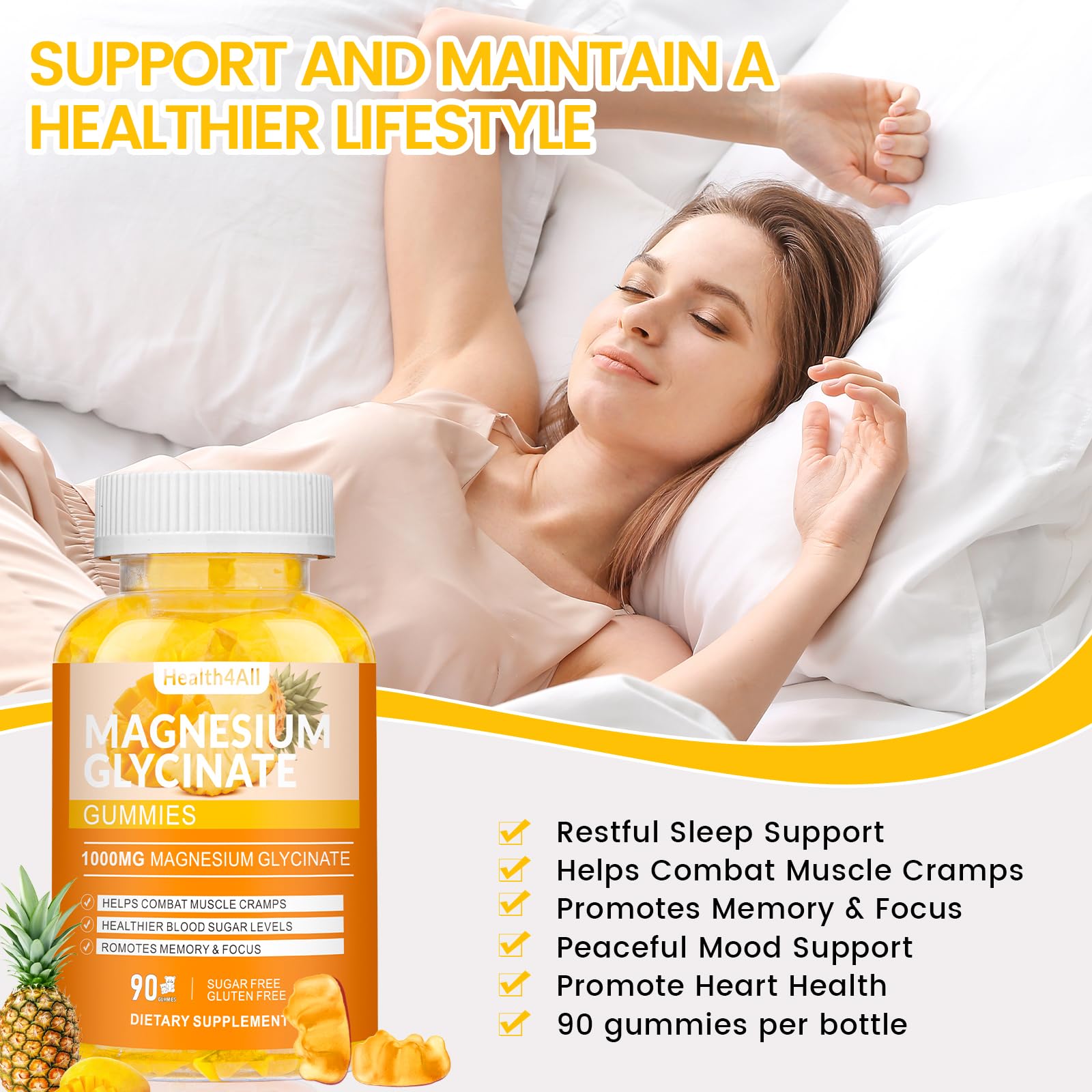 Health4All label highlights minerals for daily balance and focus.