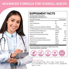 Health4All Magnesium Glycinate Gummies open bottle ready for daily wellness routine