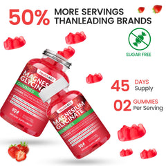 Health4All magnesium glycinate bottle label showing 1000mg per serving.