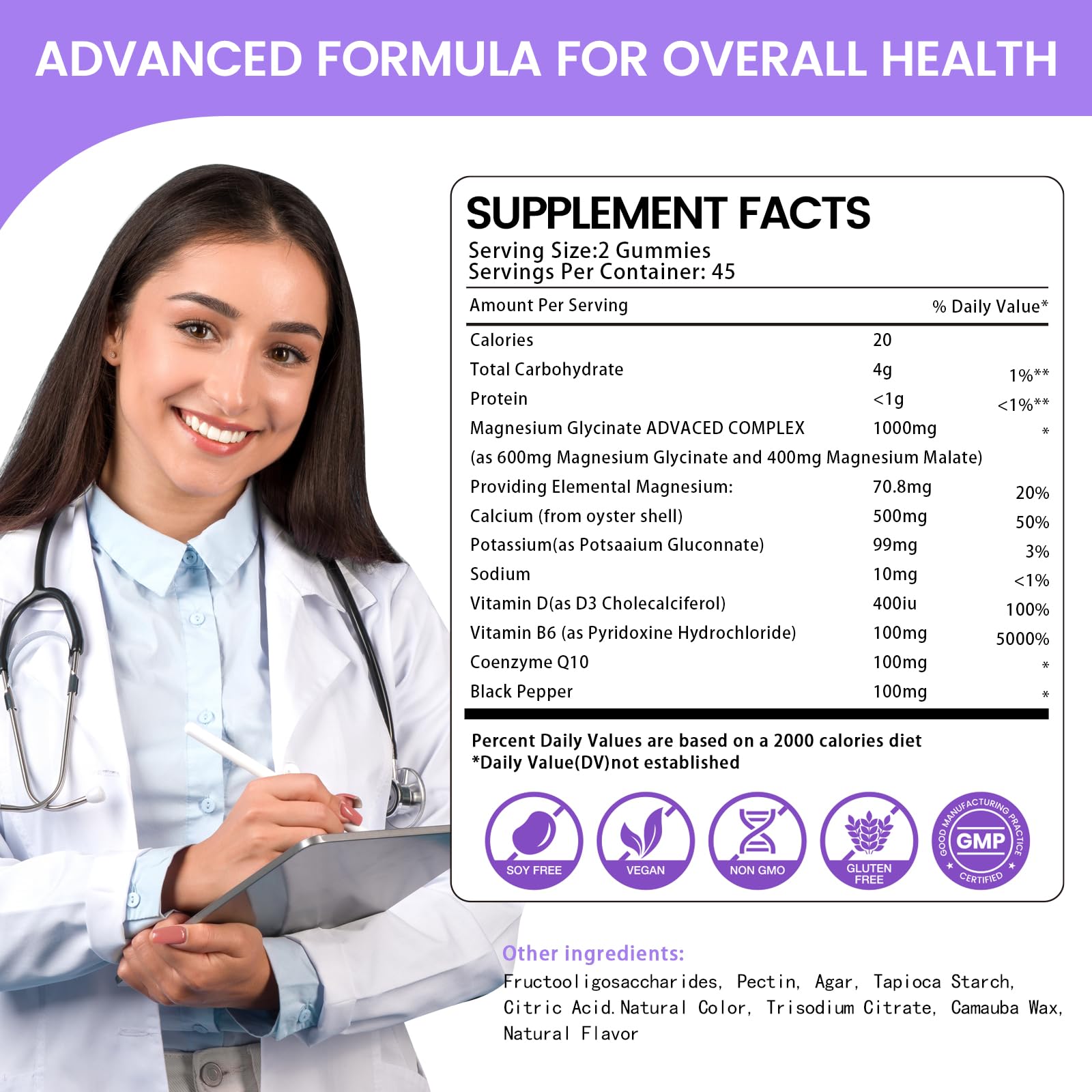 Health4All Magnesium Glycinate Gummies kids-friendly option for family daily routine.