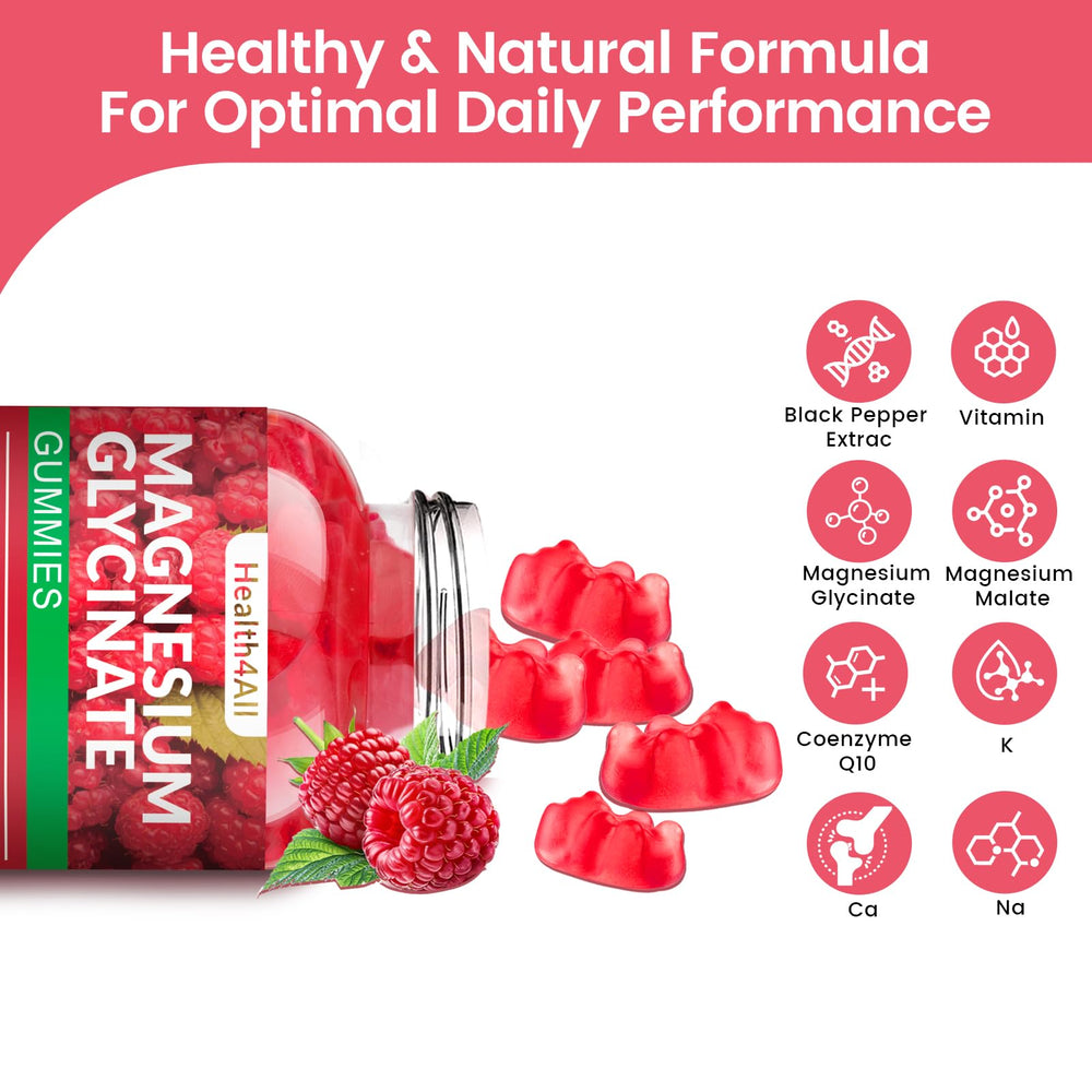 Close-up of Health4All gummies showing chewy texture ideal for easy daily use.