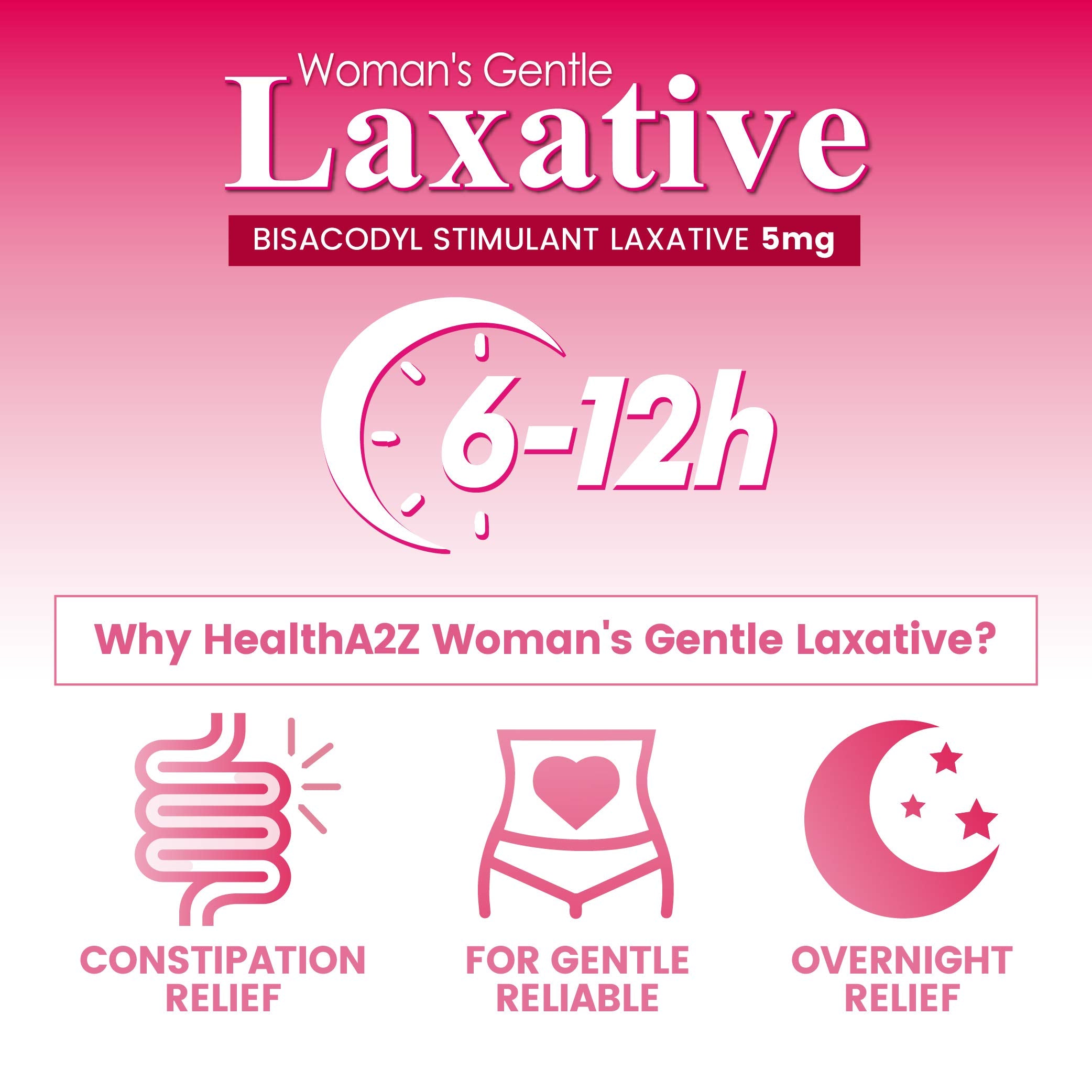 HealthA2Z brand pink-label visual reinforces product identity and reliability.