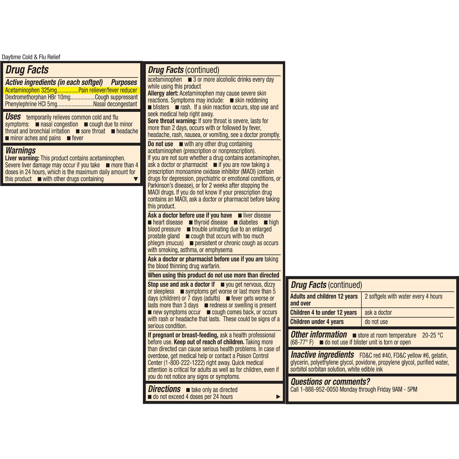 HealthA2Z Daytime congestion relief visual for daytime use at work