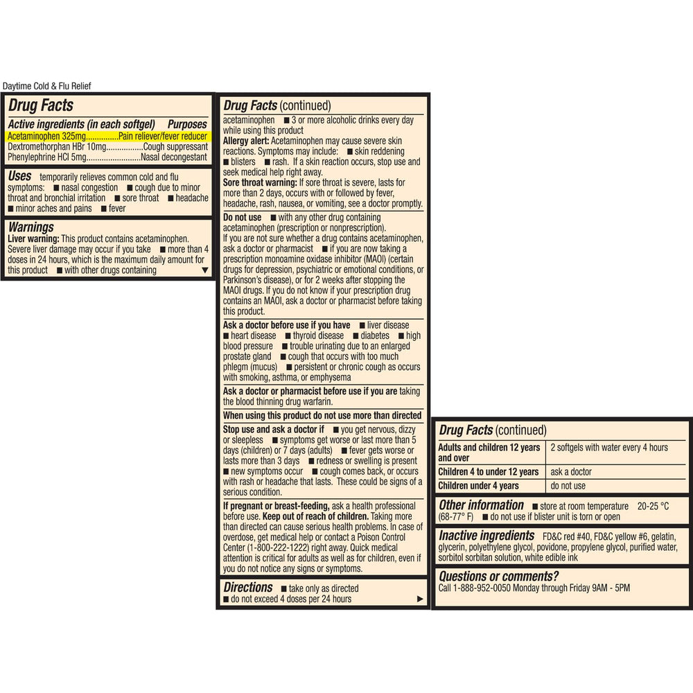 HealthA2Z Daytime congestion relief visual for daytime use at work
