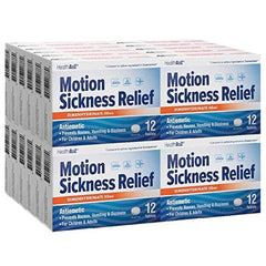 HealthA2Z motion sickness relief bottle front view for quick travel use