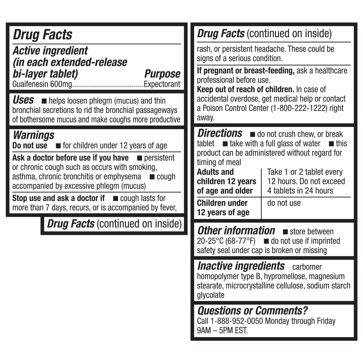 HealthA2Z Mucus Relief packaging conveys clear daily relief options.