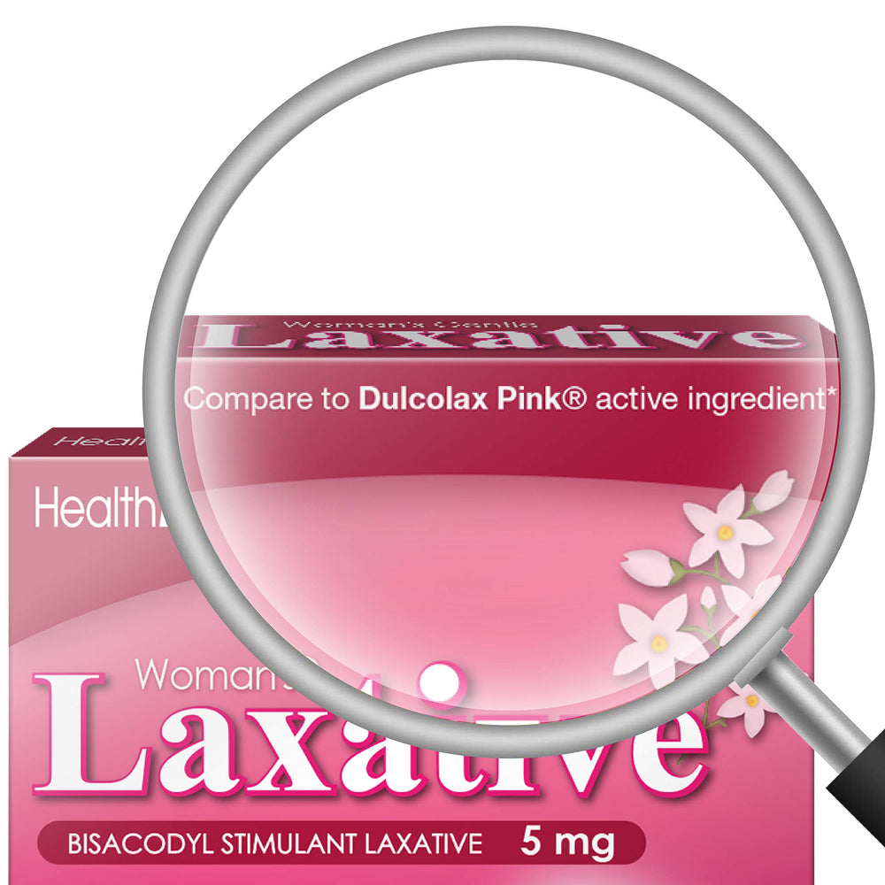 HealthA2Z pink-label bottle packaging emphasizes easy recognition in busy settings.