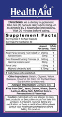 HealthAid Royal 3 royal jelly and ginseng combination for energy and vitality.