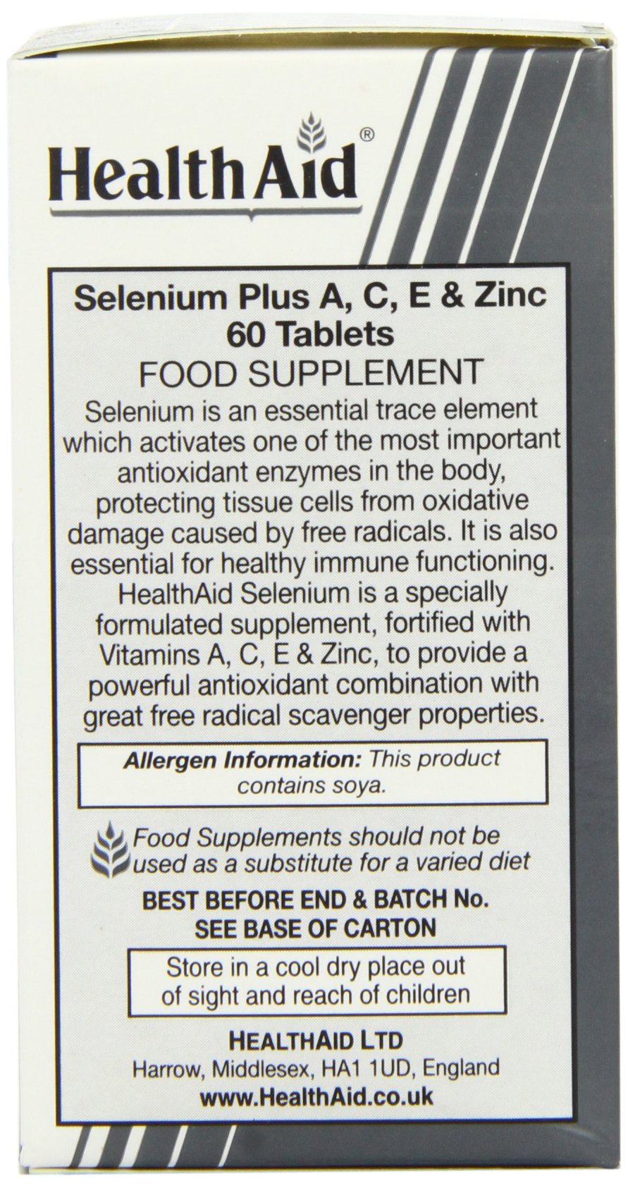 HealthAid Selenium Plus daily-use scene suggests an easy immune support routine.