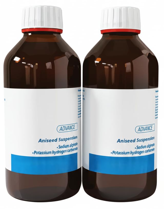 HealthAZ Aniseed Gav 500ml bottle with measuring cup for flavorful drinks.