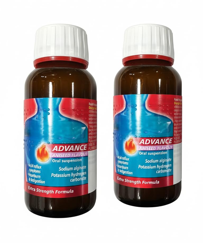 HealthAZ G Advnce Aniseed bottles with two 30ml cups for precise measuring