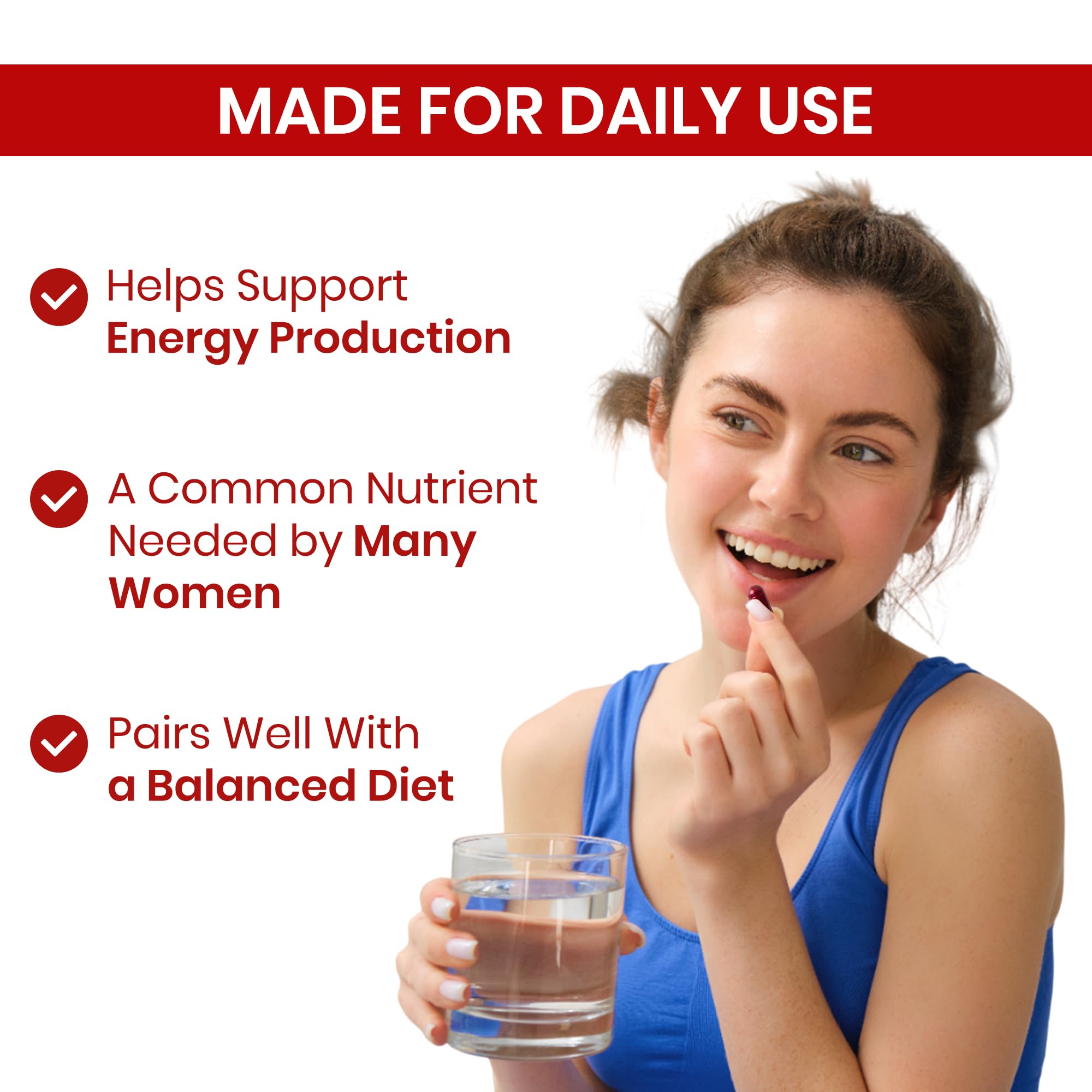 HealthBest daily-use iron supplement scene for convenient regimen