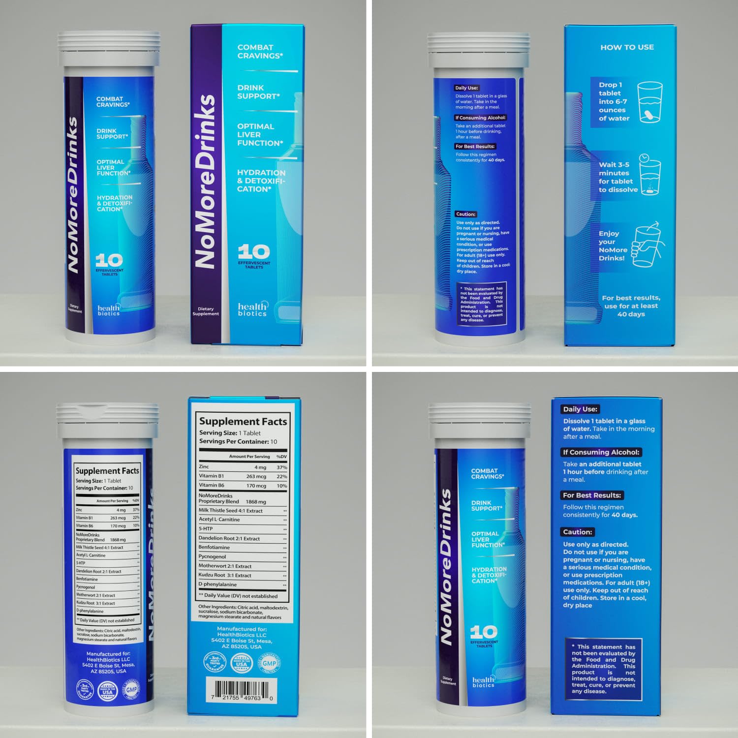 NoMoreDrinks bottle pour shows quick cravings control.
