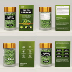 Healthbiotics sulforaphane in use, capsule ready to take.