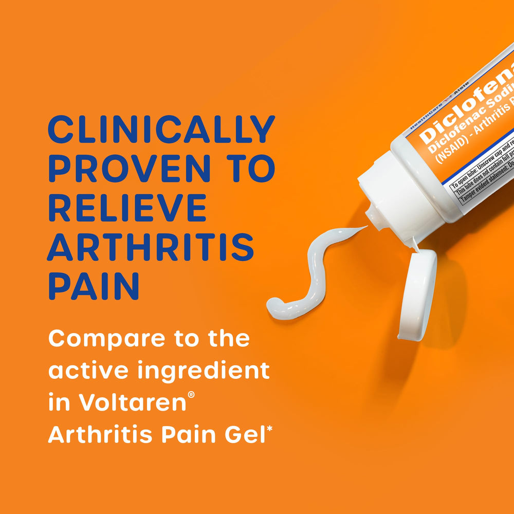 HealthCareAisle Diclofenac Gel being applied to the hand for targeted relief