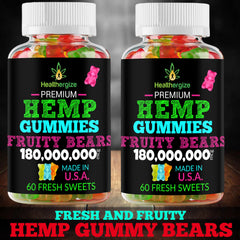 Bedtime routine scene with Healthergize gummies helping wind down.