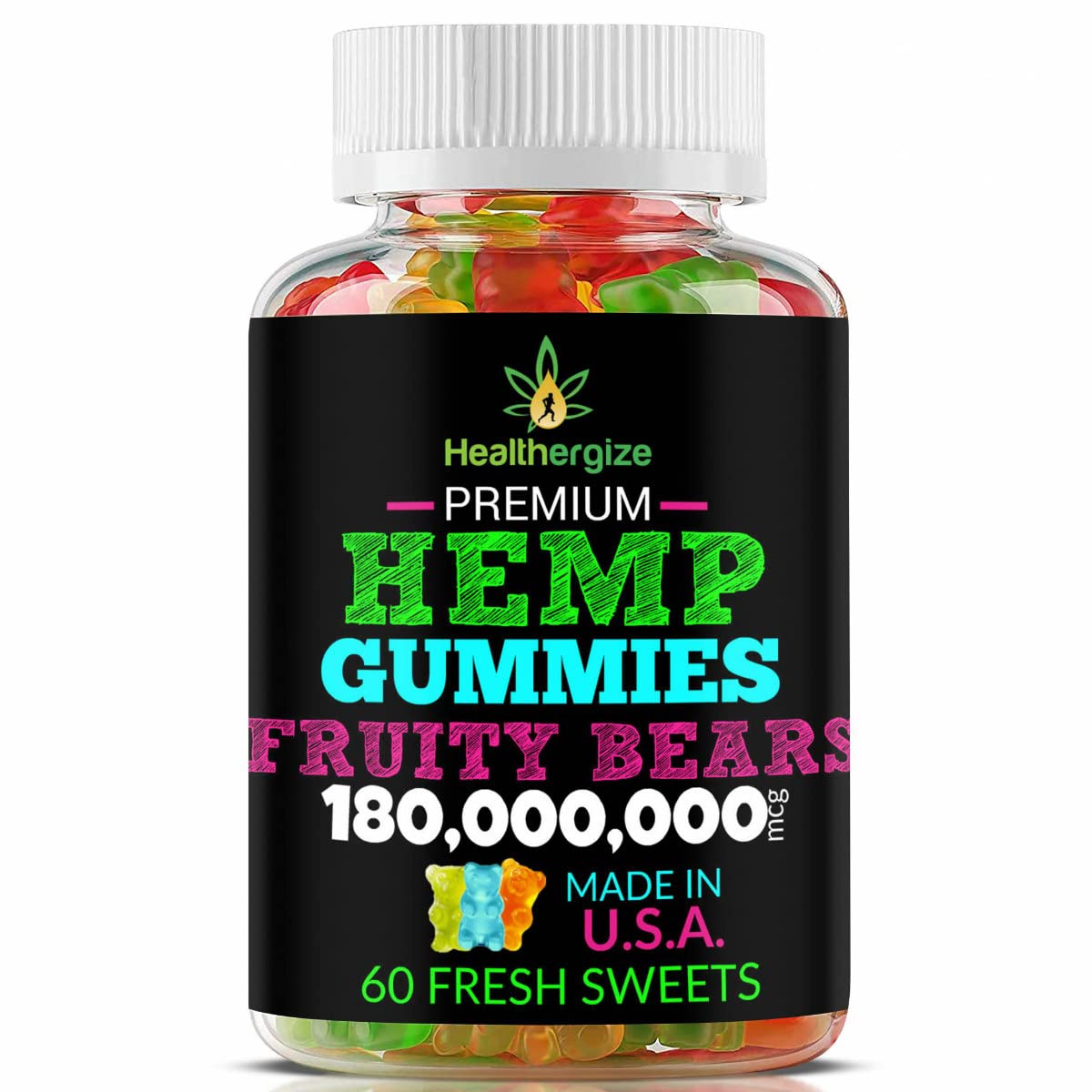 Healthergize gummies designed for daily calm and ease.