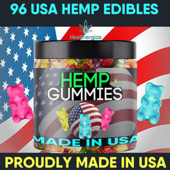 Healthergize hemp gummies night-rest scene supports a calming bedtime routine