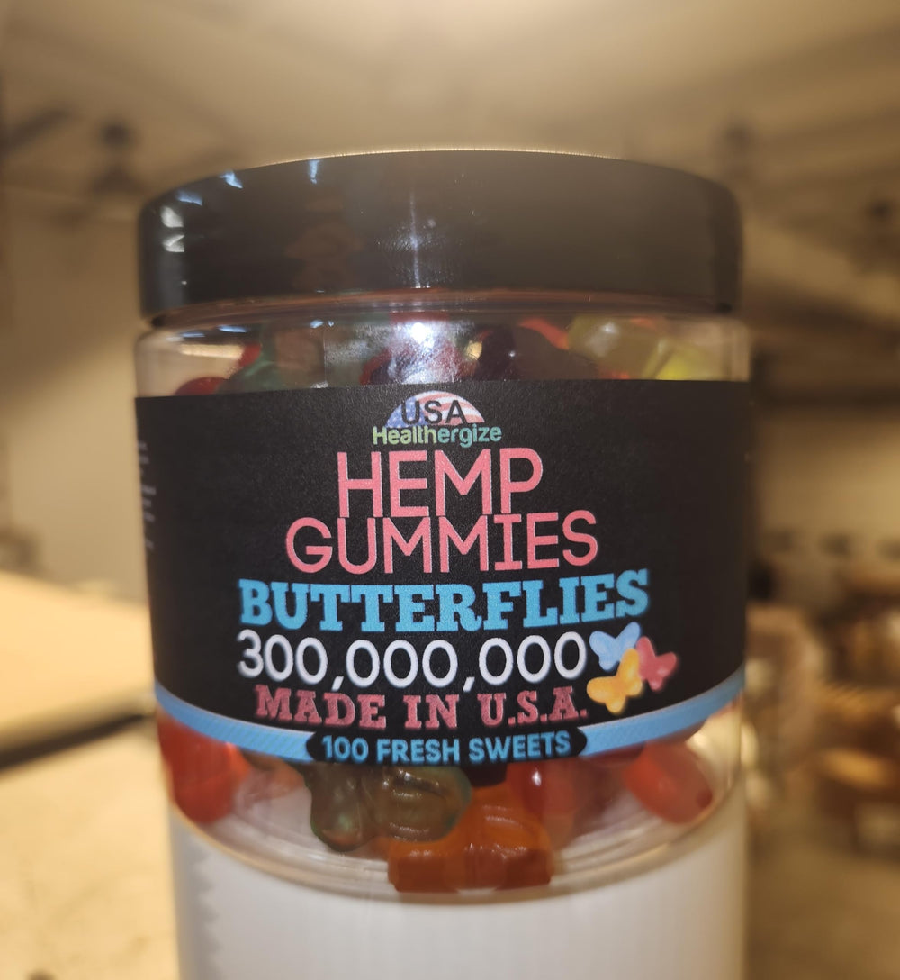 Healthergize hemp gummies omega 3-6-9 benefits highlight health-forward bite.