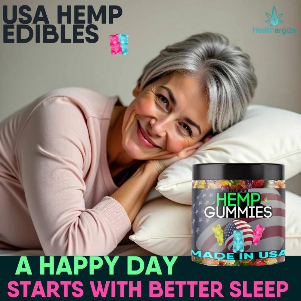 Healthergize hemp gummies USA-made label signals high quality production