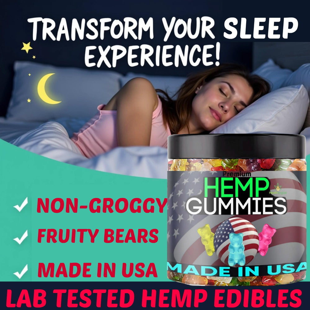 Healthergize hemp gummies varied fruity flavors for enjoyable daily calm