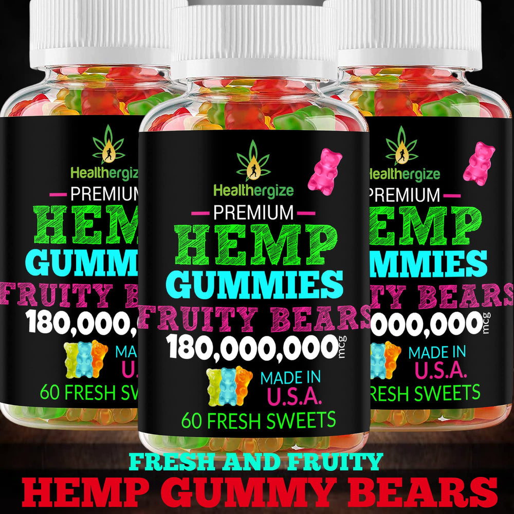Omega-3-6-9 infusion in Healthergize hemp oil gummies.