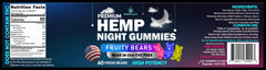 Healthergize relaxing gummies scene hints at mood support and gentle evenings.