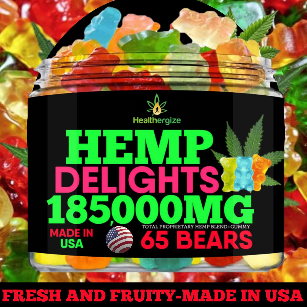 Healthergize-sleep-support-gummies: a possible option for evening routines with natural hemp.